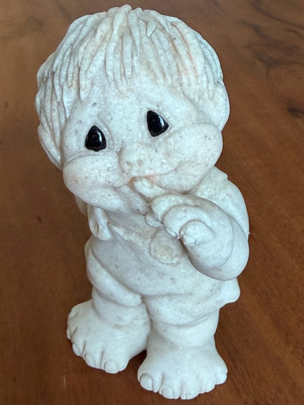 Quarry Kids “Willy Be Mine” – Vintage Collectible Boy Figurine – Stone Resin